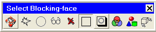 Select Blocking Face Toolbar