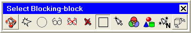 Select Blocking Block Toolbar