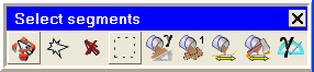 Select Segments Toolbar