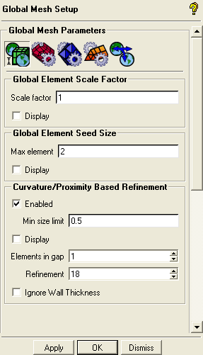 Step 2: Setting the Mesh Parameters