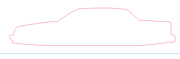 Car Net Geometry Hexa Mesh Generation for a 2D Car