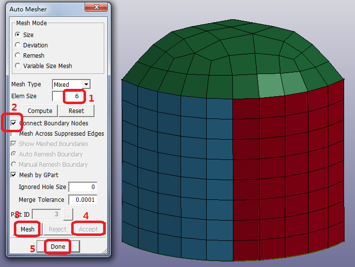 Independent Mesh Tutorial 3.5. Mesh Surface