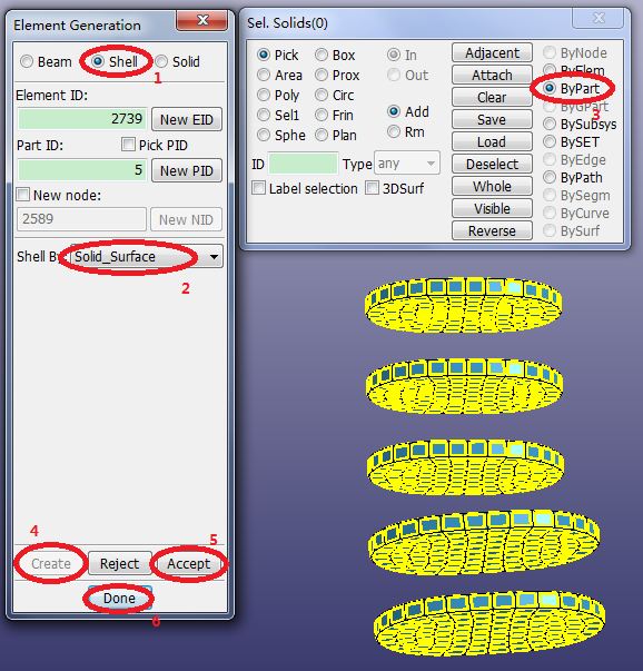 4.5. Generate Shell Elements from Solid Surface