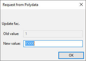 Specifying the Value of the First Parameter for the Cross Law