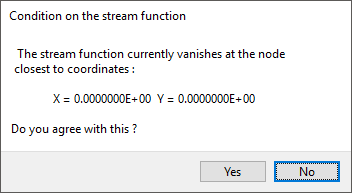 Rejecting the Default Vanishing Point for the Stream Function