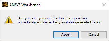 The Ansys Workbench Prompt