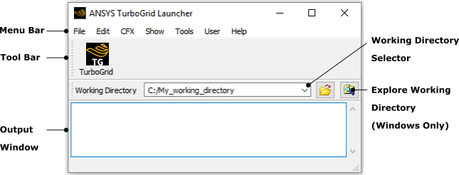 Ansys TurboGrid Launcher