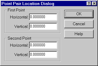 Point Pair Location Dialog