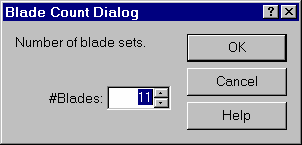 Blade Count Dialog