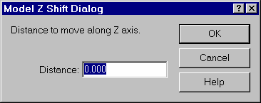 Model Z Shift Dialog