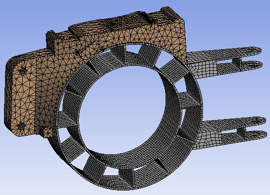 Mixed Order Meshing of a Multibody Part