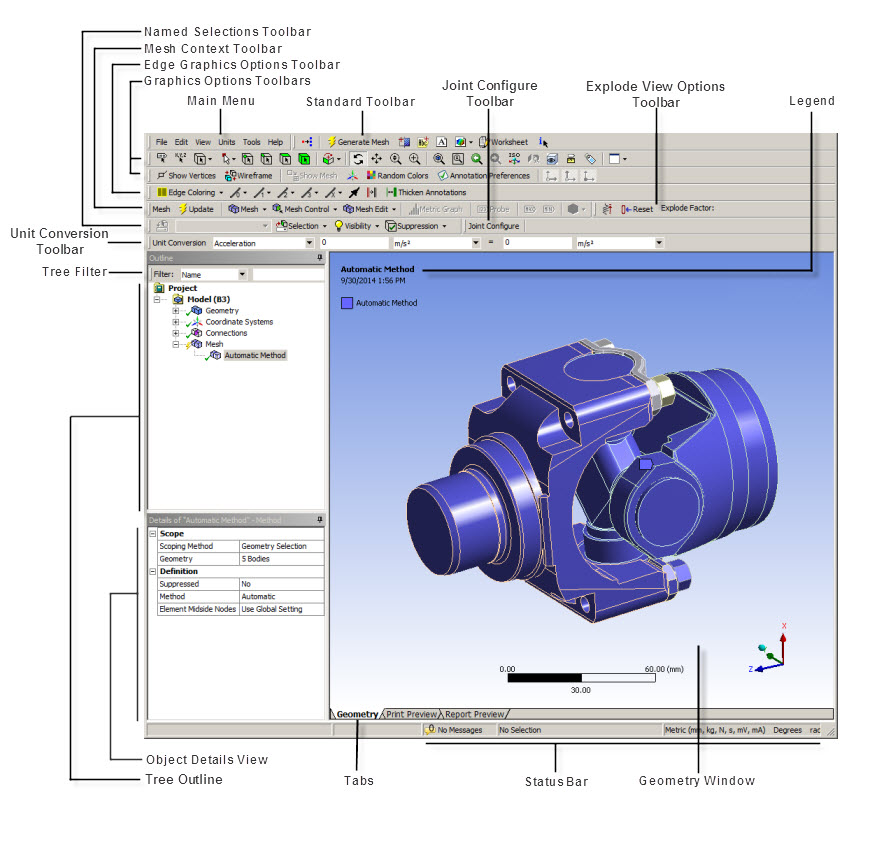 Meshing Application Interface