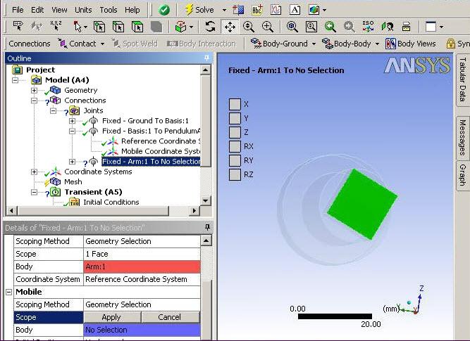 Scoping the Mobile Coordinate Systems