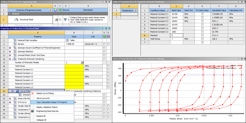 Copy Calculated Values to Property