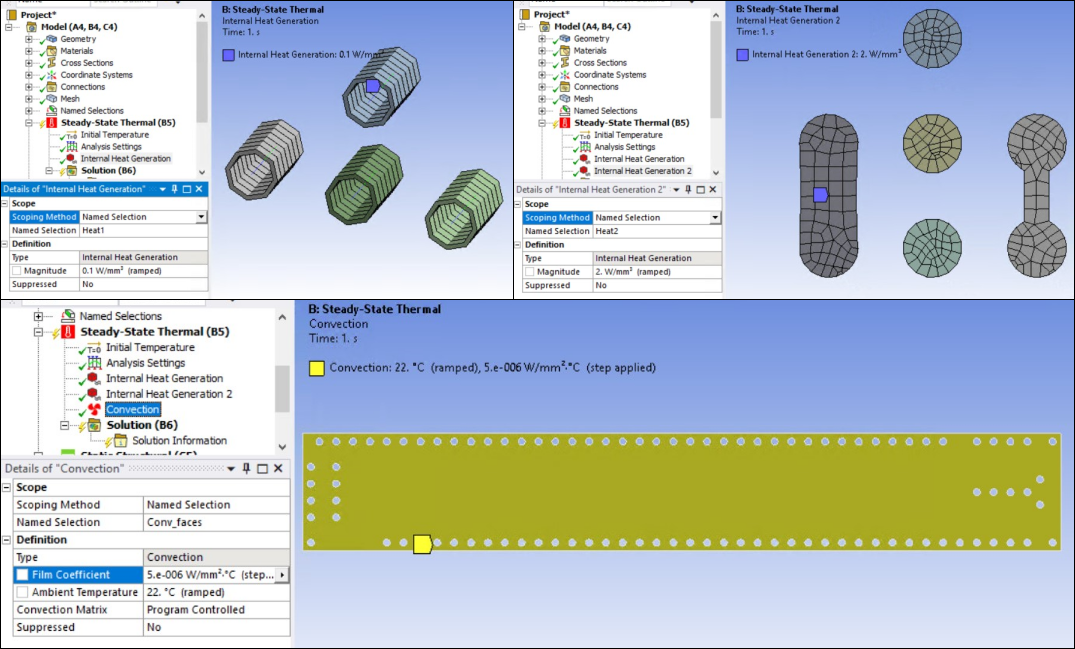 Details for Applying Thermal Load and Boundary Conditions