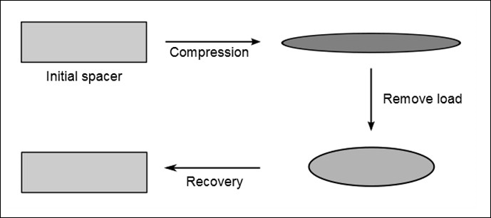 Loading and Recovery of a Spinal Spacer Implant