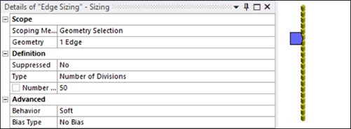 Mesh Settings for Tube - Pipe Elements (Case3)