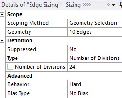 Edge Sizing setting for line bodies