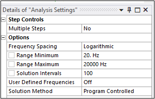 Prestressed Coupled-field Harmonic Analysis Settings