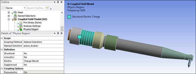 Physics Regions Setup