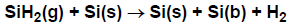 Example of sticking-coefficient reaction with a surface site