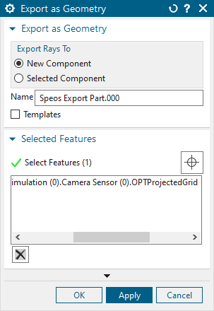 Exporting Projected Grid as Geometry to a New Component