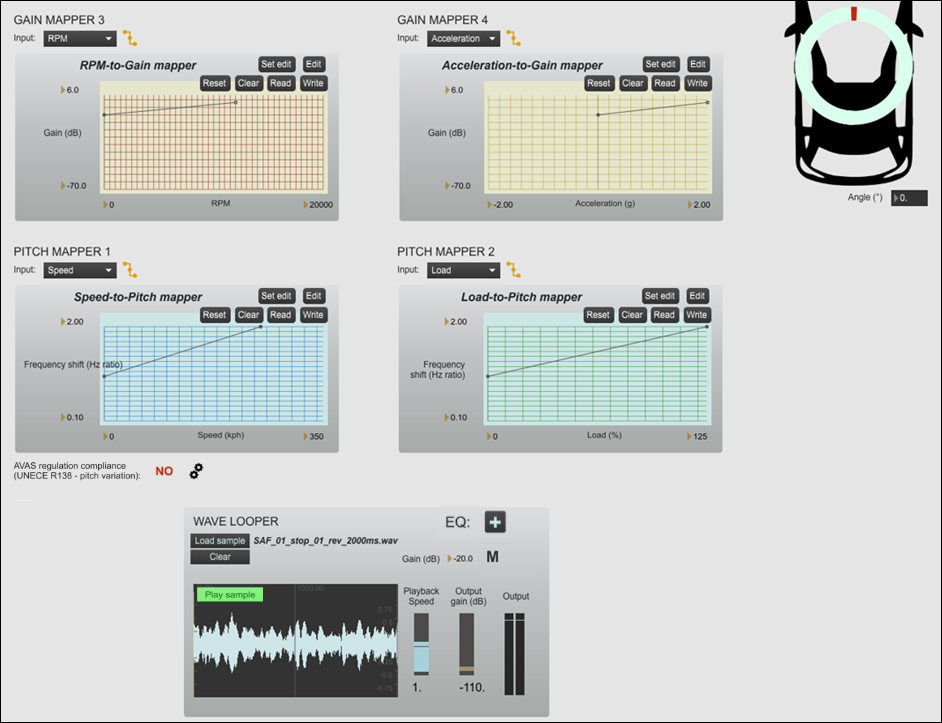 Configuring a SAF Sound Function