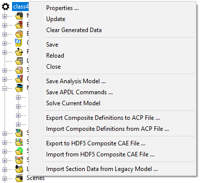 Model Context Menu in Stand-Alone Mode