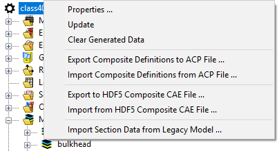 Model Context Menu in Workbench Mode