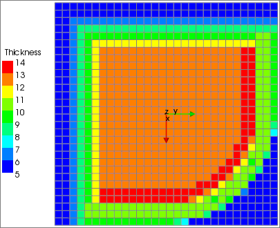 Thickness Plot