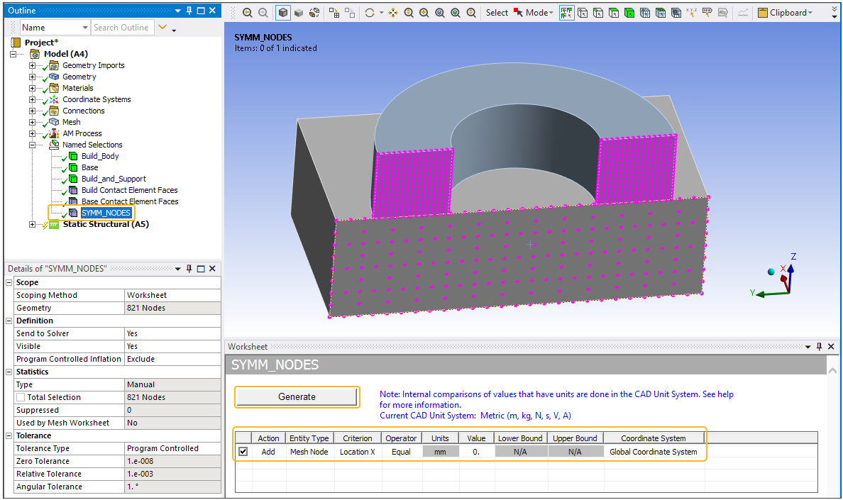 Symmetrical Modeling 6.10. Modeling a Symmetrical Part