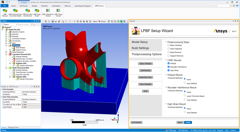 4.4. Wizard Step 3: Postprocessing Options