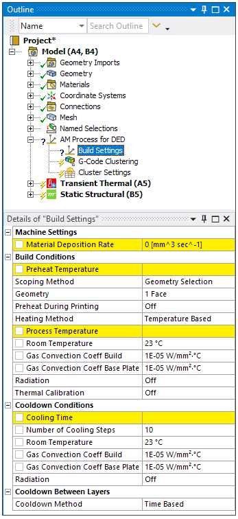 7.2. Build Settings