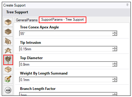 5.4.6. Parameters for Tree Supports
