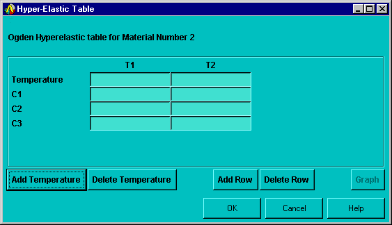 Data Input Dialog Box - Added Column