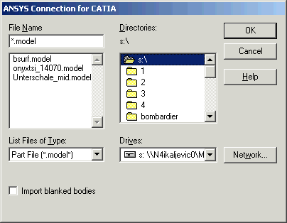 Connection for CATIA Dialog