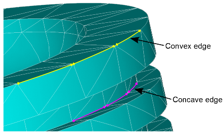 Convex and Concave Edges