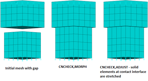 Comparison of the MORPH and ADJUST Options