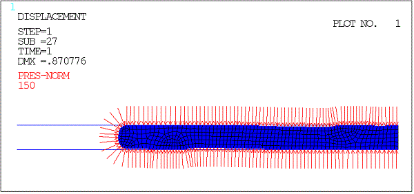 Fluid Pressure Loading on Planar Seal