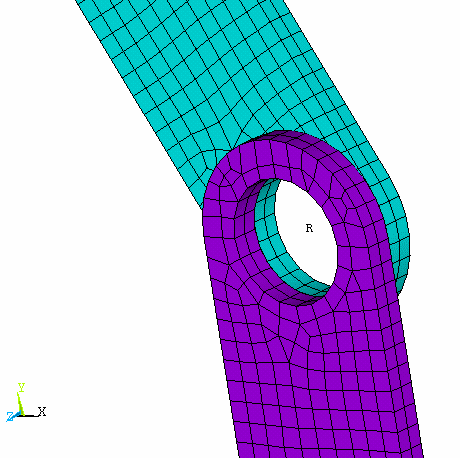 Pinned Joint Mesh and Revolute Joint