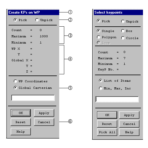 Picking Menus for Locational and Retrieval Picking