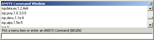 The Floating Command Window