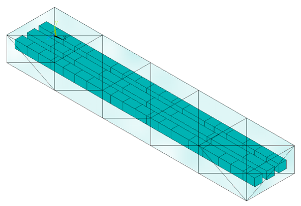 Discrete-Reinforcing Element Display