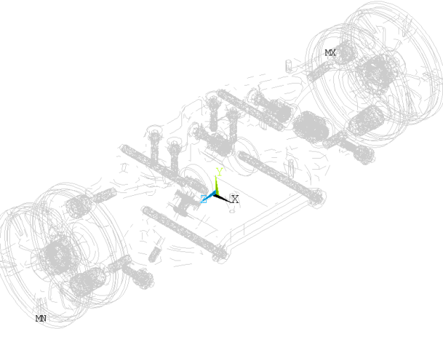 Superelement of the Suspension Model After the Use Pass