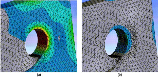 Stress Distribution and Crack Initiation at the Hole Wall