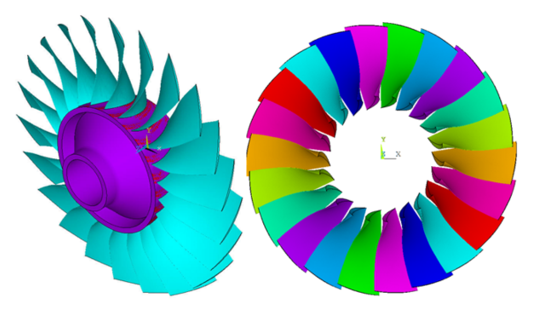 Full Model of the NASA Rotor 67 Fan