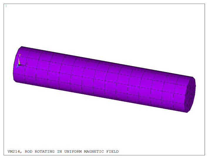 Finite Element Mesh of a Rod