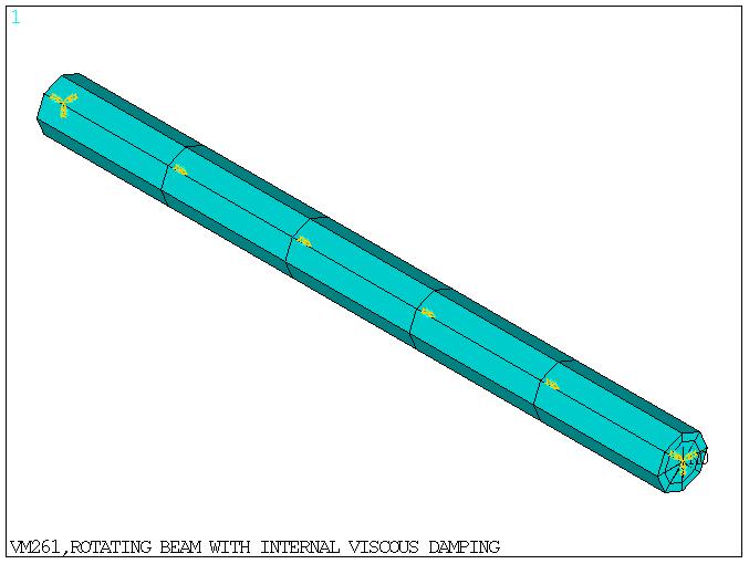 Rotating Beam With Internal Viscous Damping