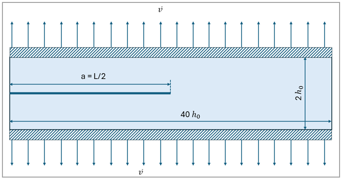 An Infinitely Long Strip of a Thin Rubber Sheet, Clamped at The Top and Bottom Edges, with an Applied Displacement ⊽