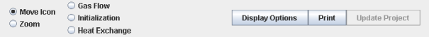 Diagram View buttons with Mouse Context toggled On